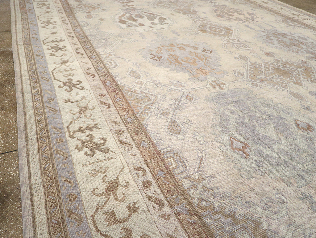 Antique Turkish Oushak Oversize Carpet, No.25900 - Gss