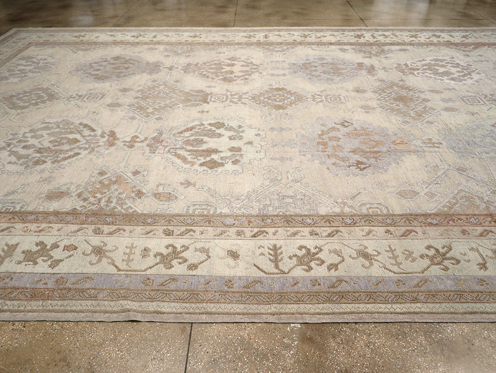 Antique Turkish Oushak Oversize Carpet, No.25900 - Gss