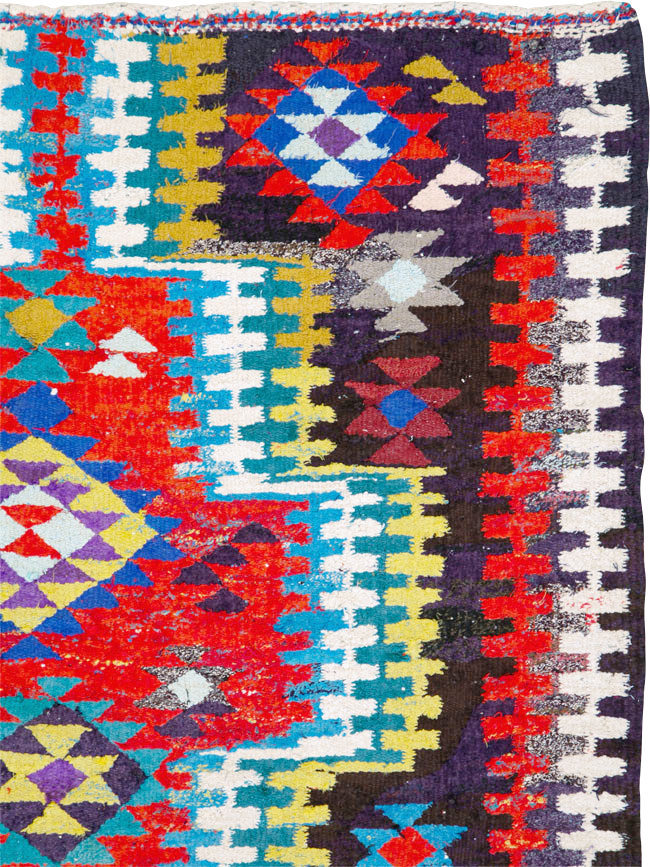 Vintage Persian Flatweave Kilim, No.25906 - Gss