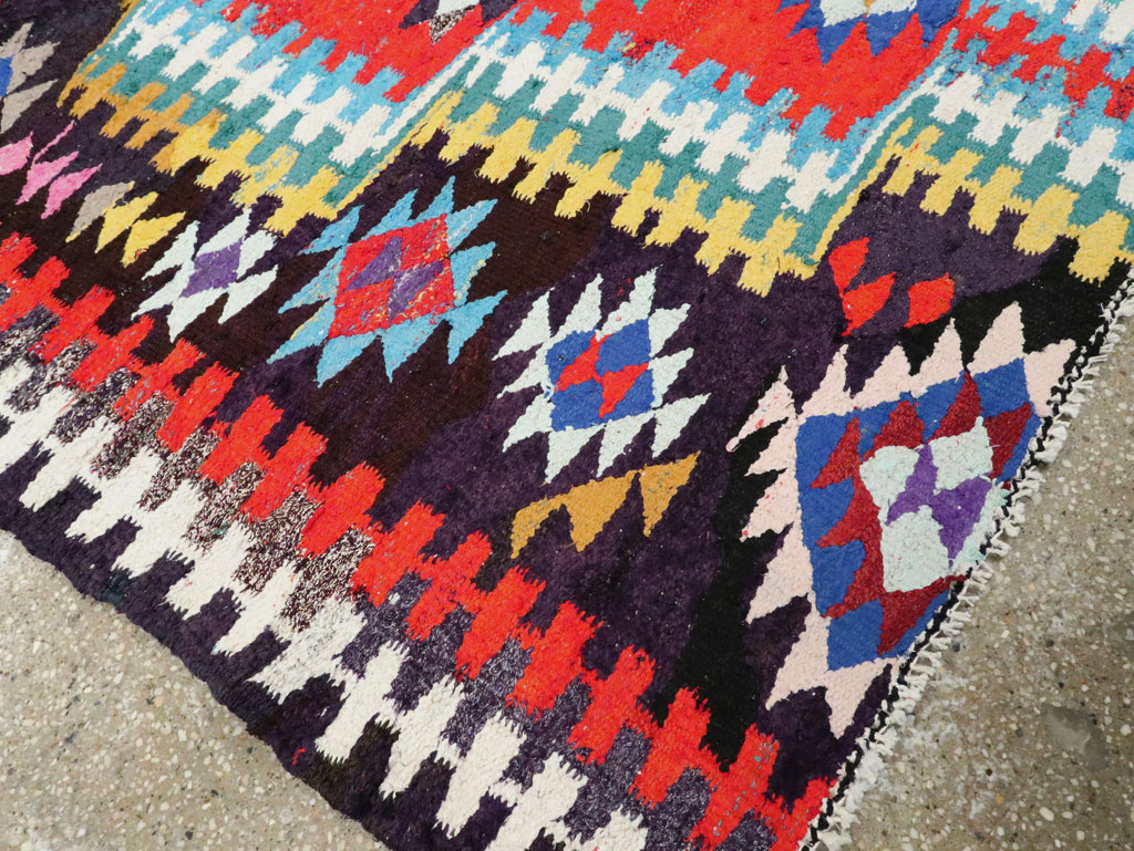 Vintage Persian Flatweave Kilim, No.25906 - Gss