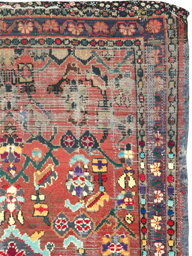 Vintage Persian Hamadan Rug, No.25913 - Gss