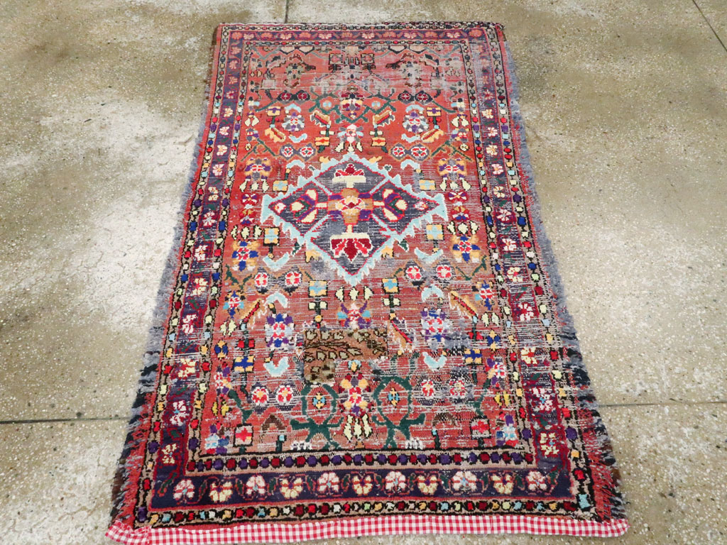 Vintage Persian Hamadan Rug, No.25913 - Gss