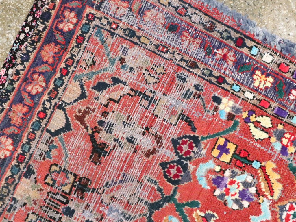 Vintage Persian Hamadan Rug, No.25913 - Gss