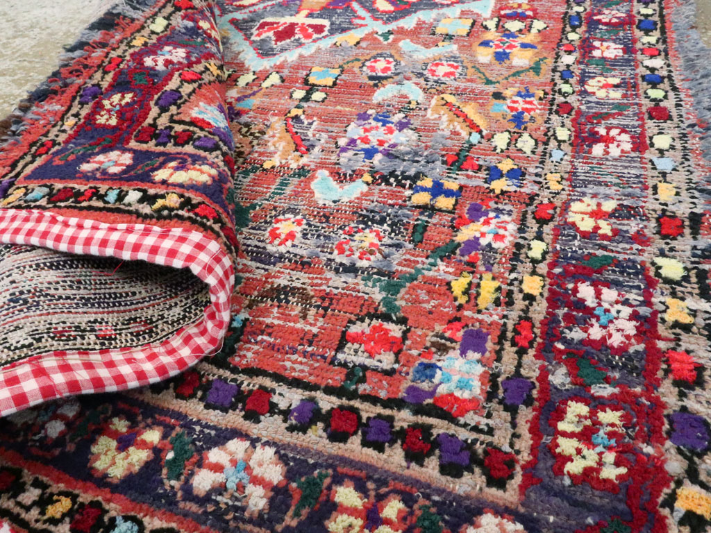 Vintage Persian Hamadan Rug, No.25913 - Gss