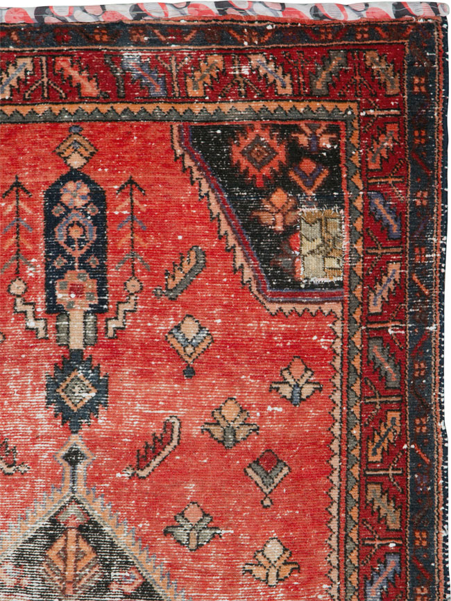 Vintage Persian Hamadan Rug, No.25916 - Gss