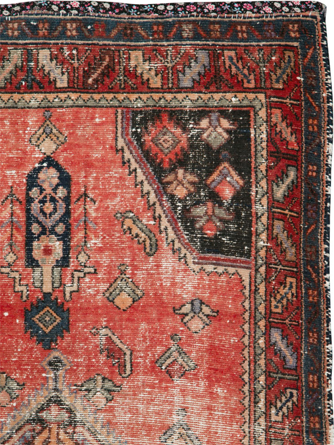 Vintage Persian Hamadan Rug, No.25916 - Gss