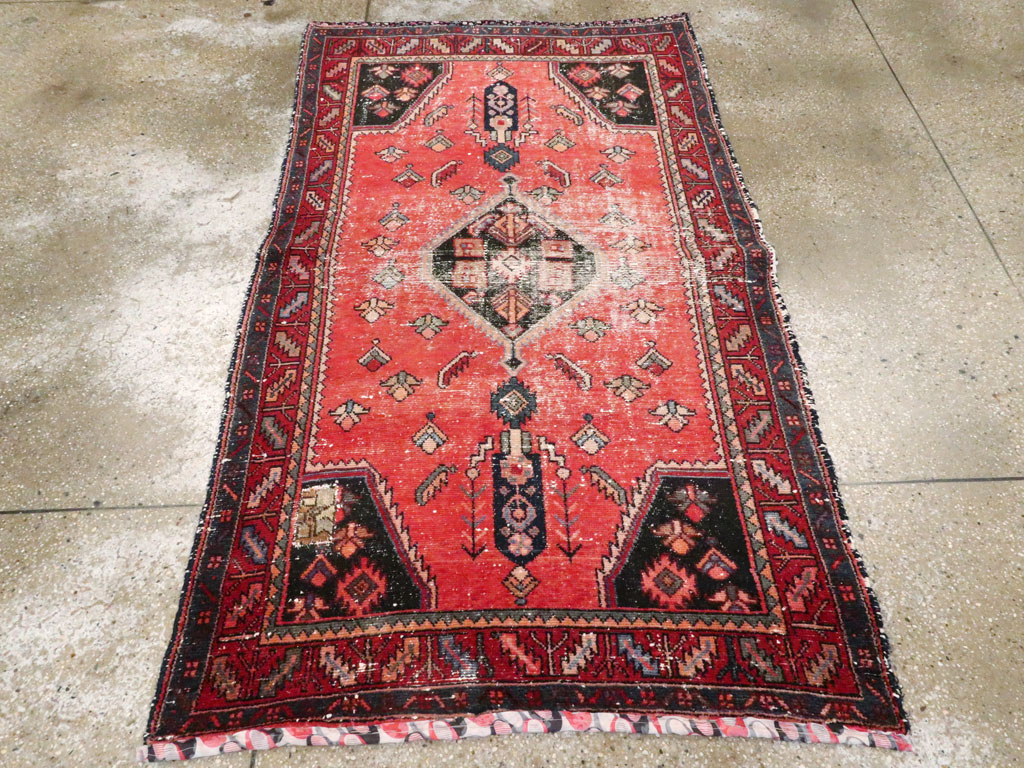 Vintage Persian Hamadan Rug, No.25916 - Gss