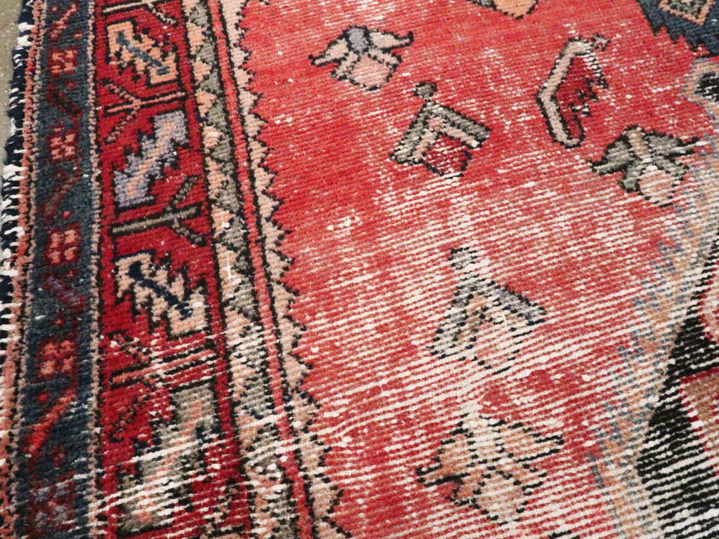 Vintage Persian Hamadan Rug, No.25916 - Gss