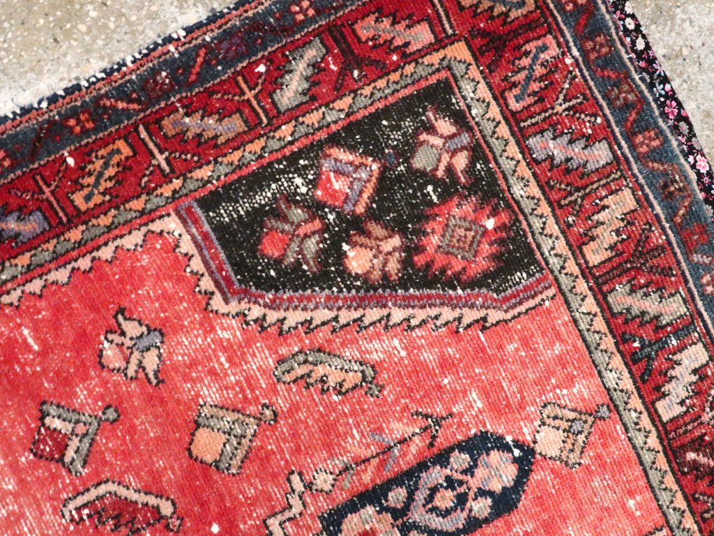 Vintage Persian Hamadan Rug, No.25916 - Gss
