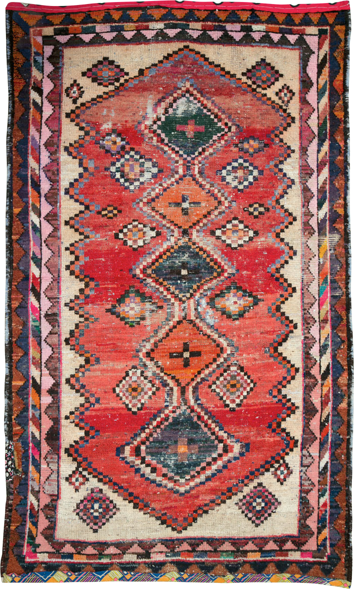 Vintage Persian Hamadan Rug, No.25918 - Gss