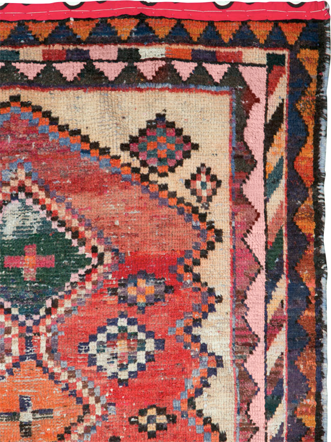 Vintage Persian Hamadan Rug, No.25918 - Gss
