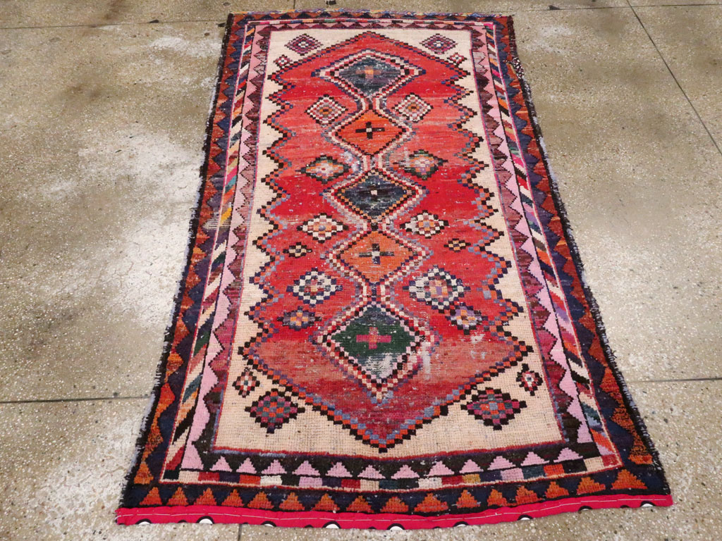 Vintage Persian Hamadan Rug, No.25918 - Gss