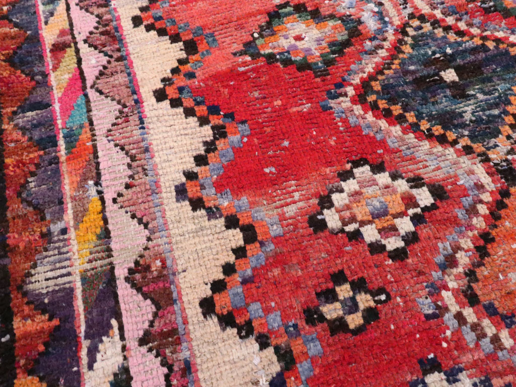 Vintage Persian Hamadan Rug, No.25918 - Gss