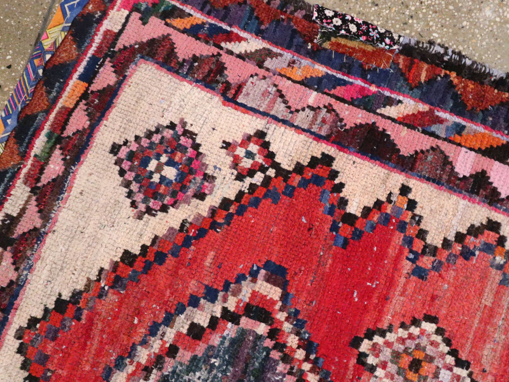 Vintage Persian Hamadan Rug, No.25918 - Gss