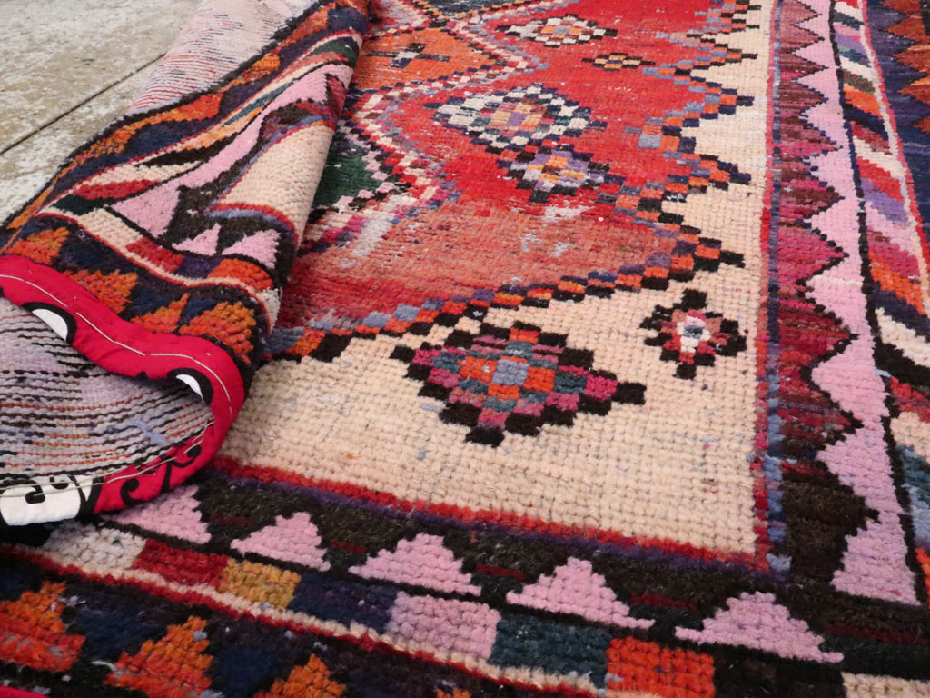 Vintage Persian Hamadan Rug, No.25918 - Gss