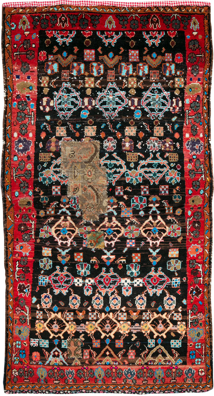 Vintage Persian Hamadan Rug, No.25923 - Gss