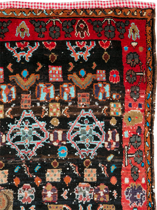 Vintage Persian Hamadan Rug, No.25923 - Gss