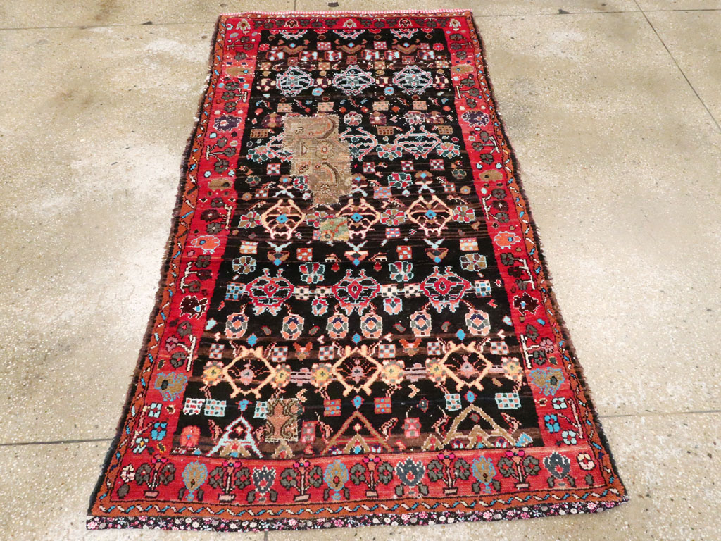 Vintage Persian Hamadan Rug, No.25923 - Gss