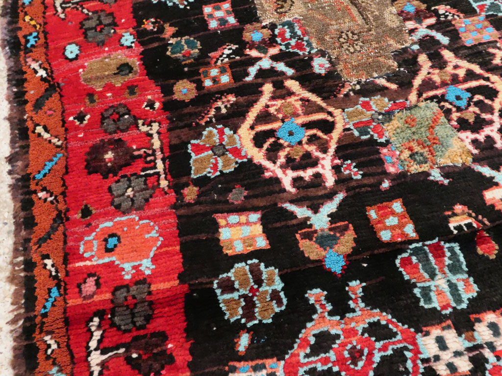 Vintage Persian Hamadan Rug, No.25923 - Gss
