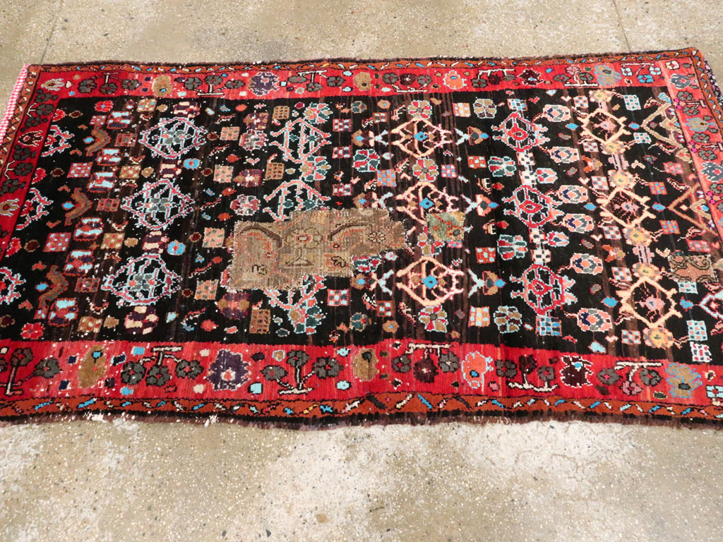 Vintage Persian Hamadan Rug, No.25923 - Gss