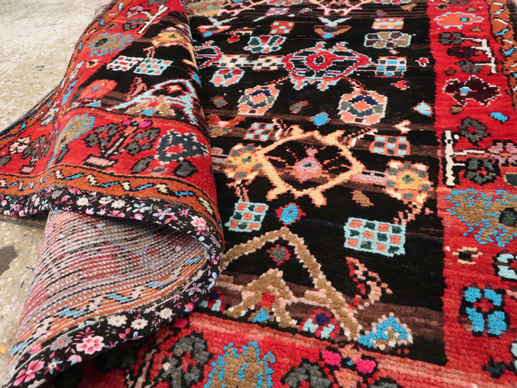 Vintage Persian Hamadan Rug, No.25923 - Gss