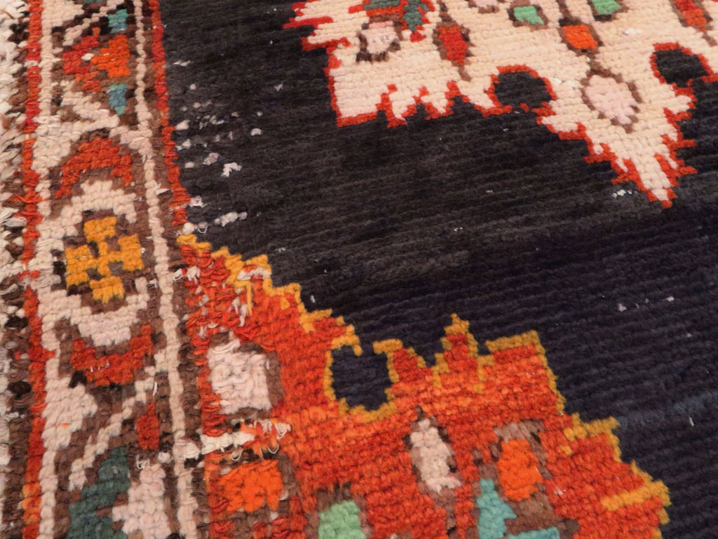 Vintage Persian Hamadan Rug, No.25927 - Gss