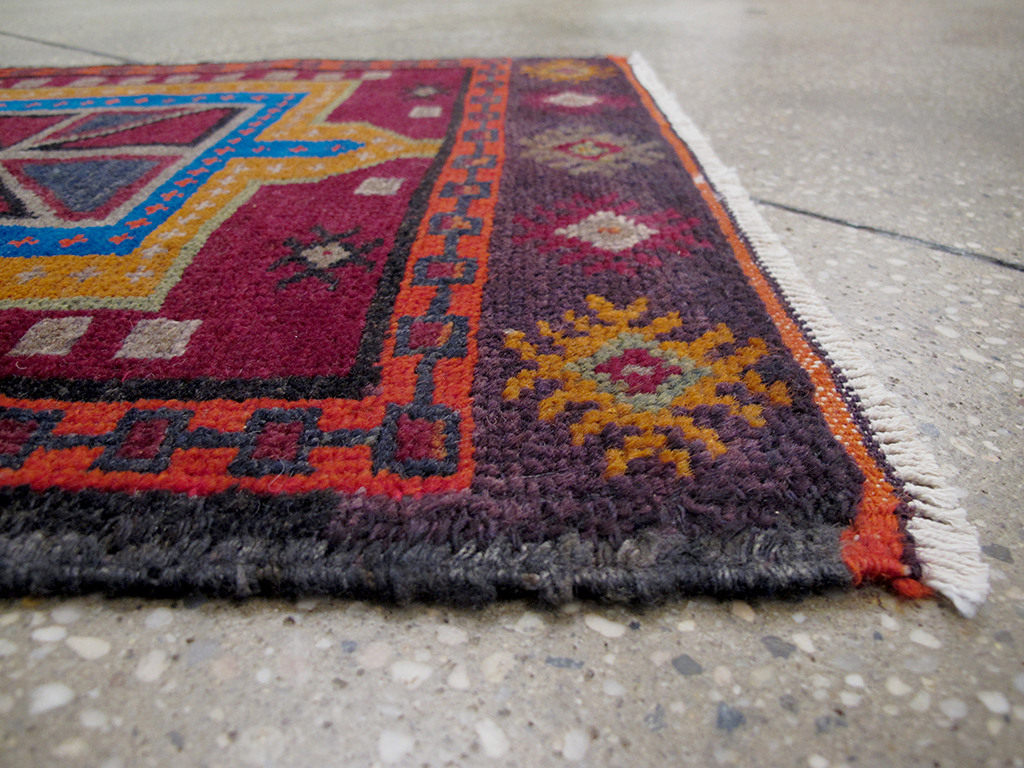 Vintage Persian Hamadan Rug, No.25931 - Gss