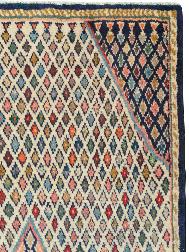 Vintage Persian Hamadan Rug, No.25932 - Gss