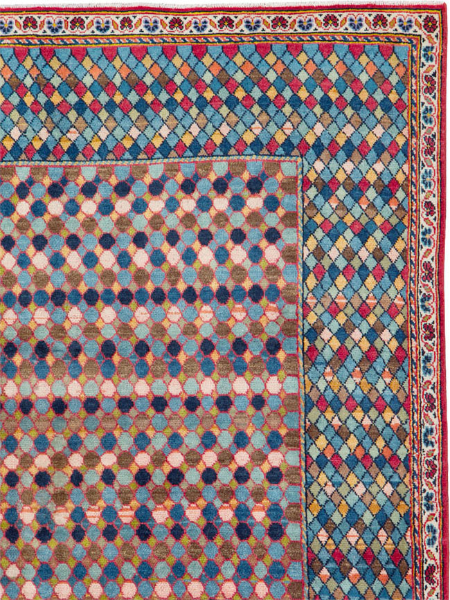 Vintage Persian Kashan Rug, No.25933 - Gss