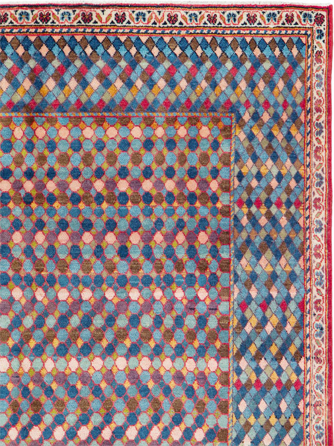 Vintage Persian Kashan Rug, No.25933 - Gss