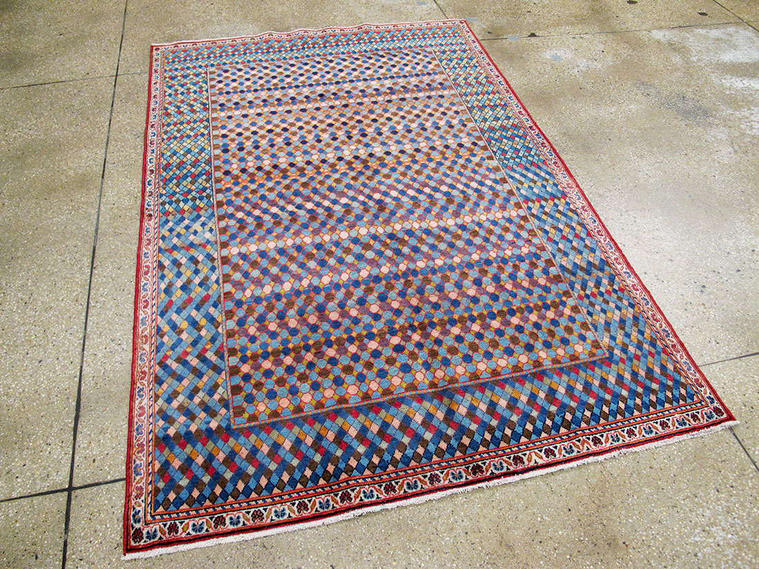Vintage Persian Kashan Rug, No.25933 - Gss