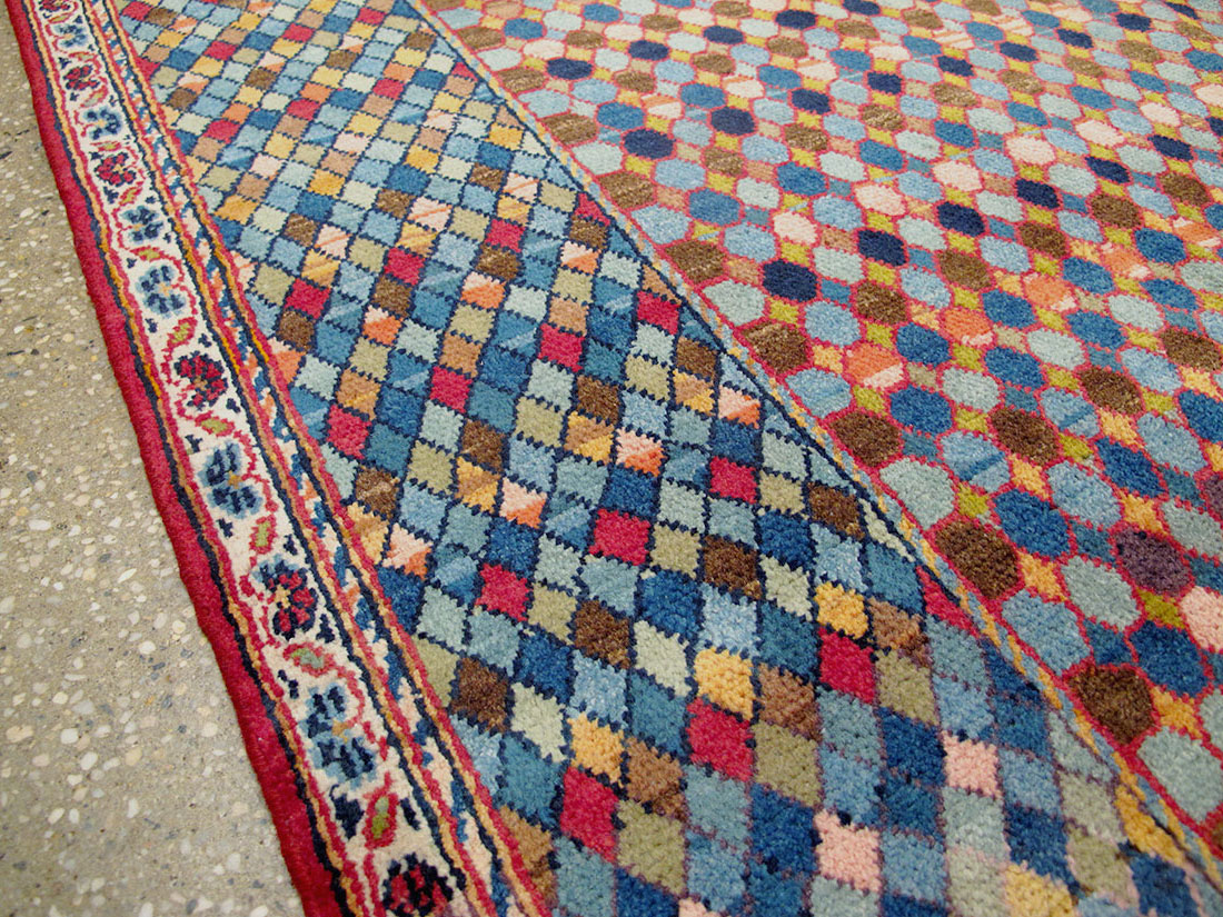 Vintage Persian Kashan Rug, No.25933 - Gss