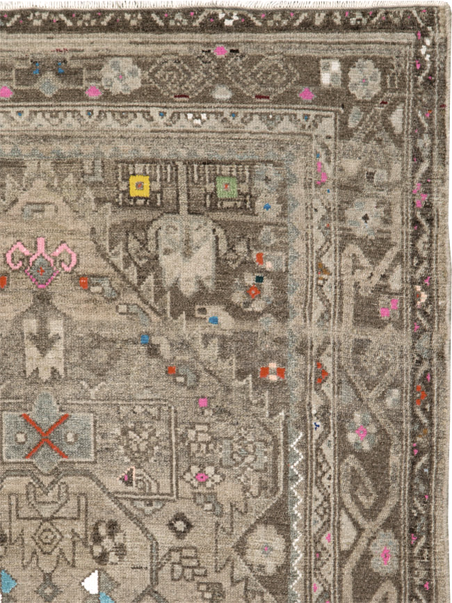 Vintage Persian Hamadan Rug, No.25935 - Gss