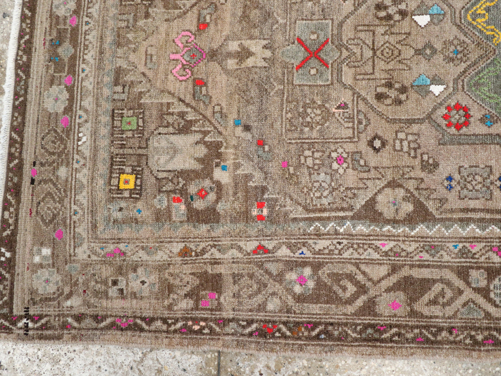 Vintage Persian Hamadan Rug, No.25935 - Gss