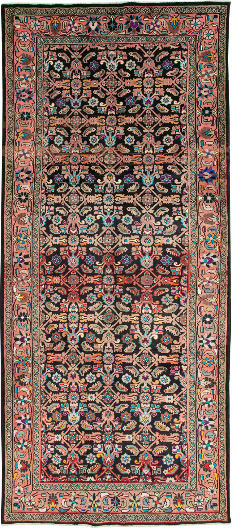 Vintage Persian Mahal Gallery Carpet, No.25943 - Gss