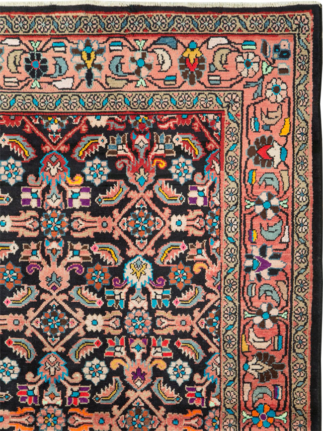 Vintage Persian Mahal Gallery Carpet, No.25943 - Gss
