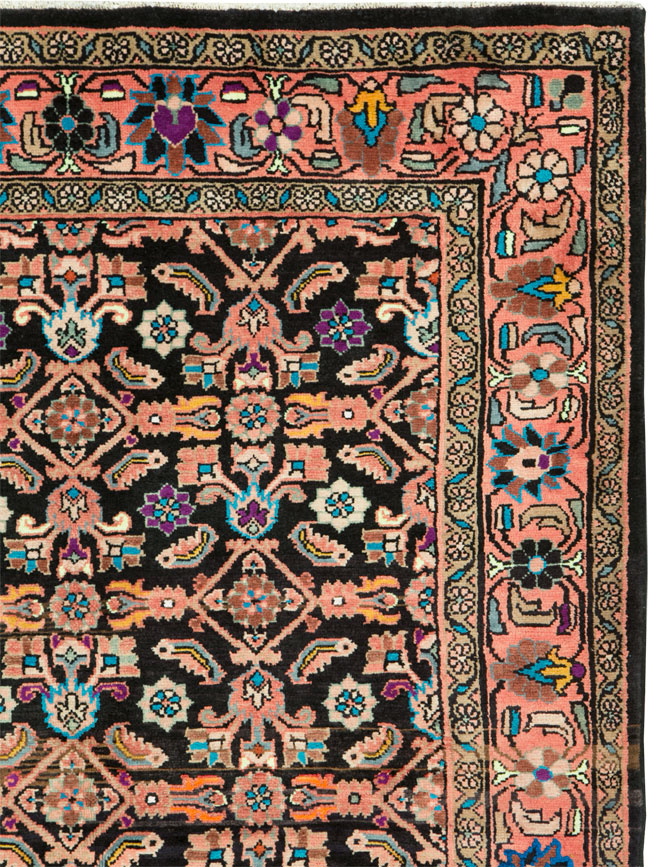 Vintage Persian Mahal Gallery Carpet, No.25943 - Gss