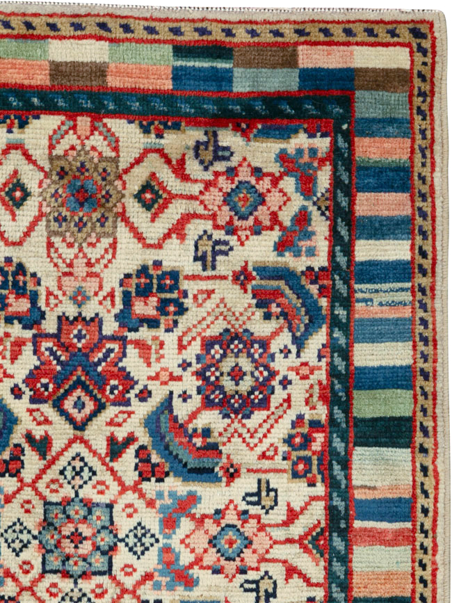 Vintage Persian Hamadan Rug, No.25947 - Gss
