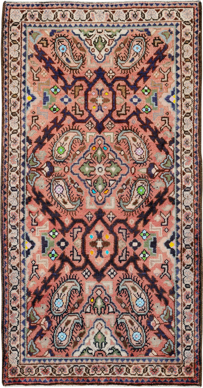 Vintage Persian Hamadan Rug, No.25953 - Gss