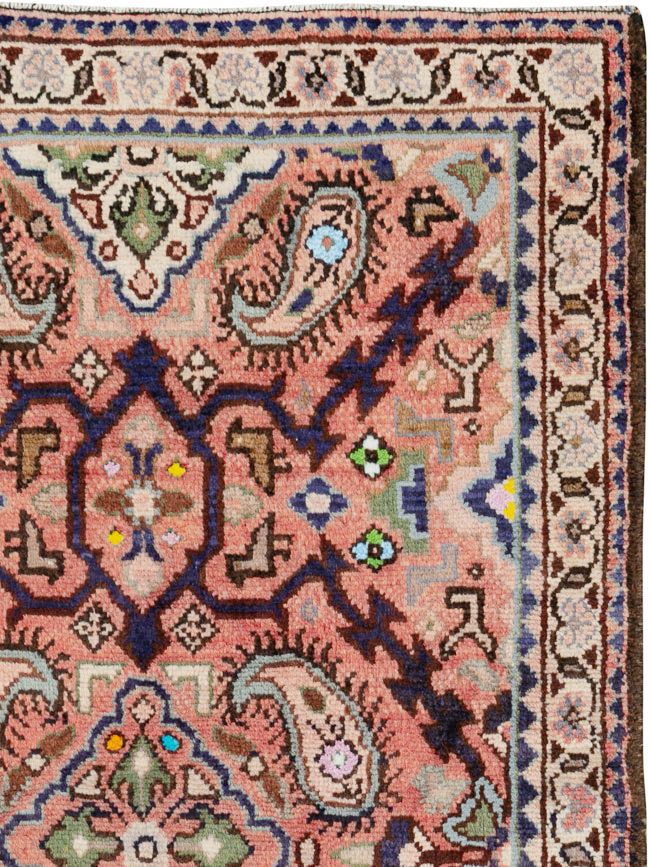 Vintage Persian Hamadan Rug, No.25953 - Gss