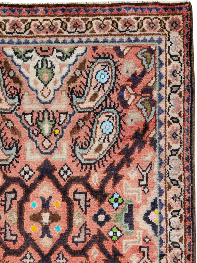 Vintage Persian Hamadan Rug, No.25953 - Gss
