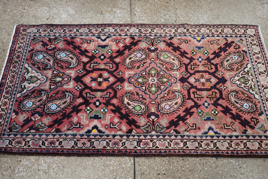 Vintage Persian Hamadan Rug, No.25953 - Gss