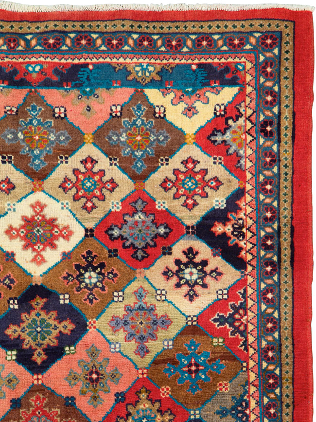 Vintage Persian Mahal Rug, No.25954 - Gss