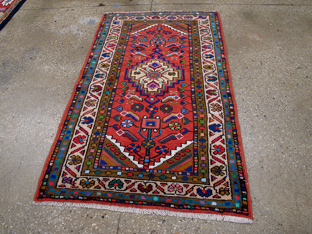 Vintage Persian Hamadan Rug, No.25962 - Gss