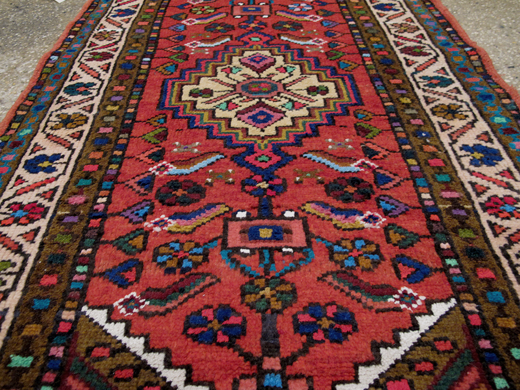 Vintage Persian Hamadan Rug, No.25962 - Gss
