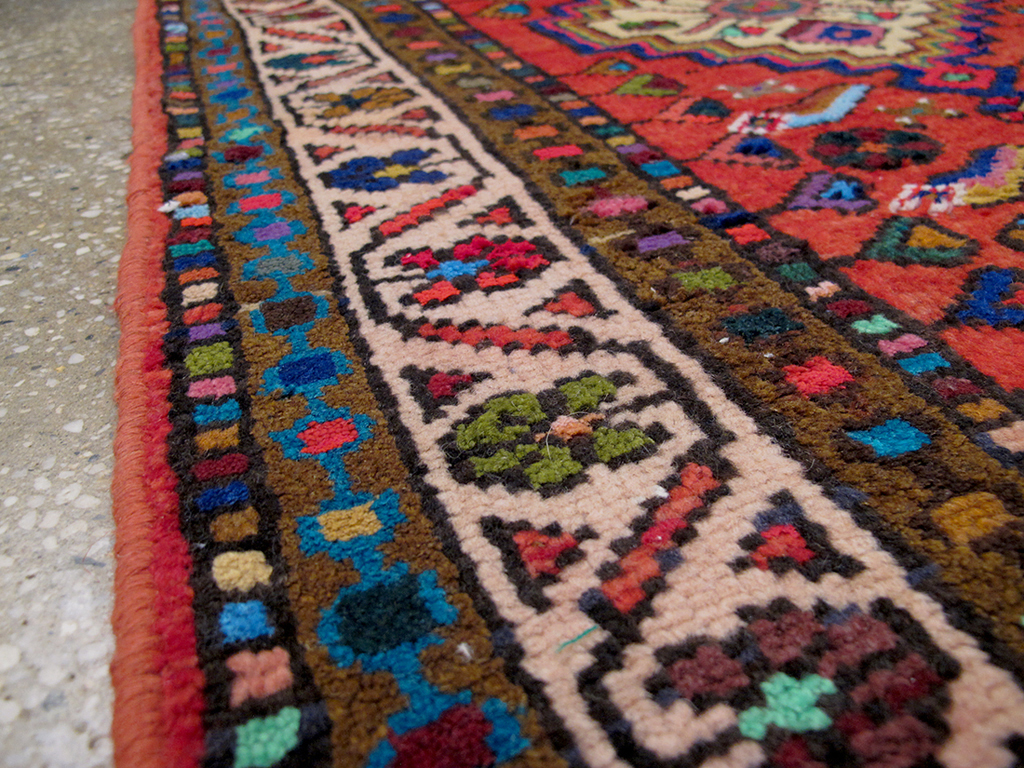 Vintage Persian Hamadan Rug, No.25962 - Gss