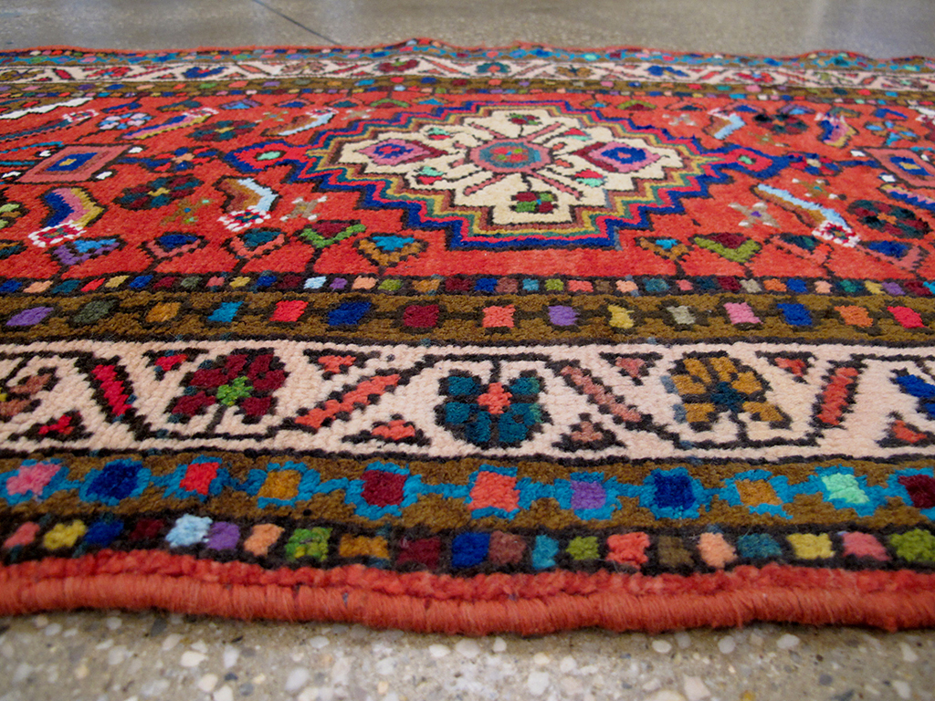 Vintage Persian Hamadan Rug, No.25962 - Gss