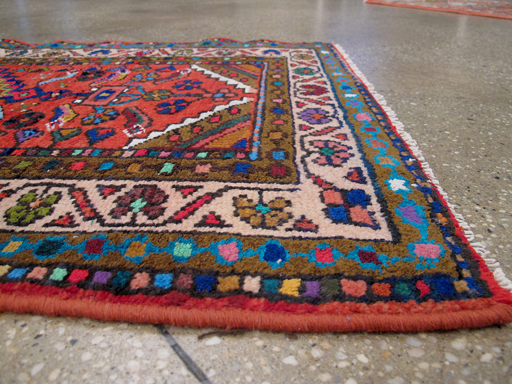 Vintage Persian Hamadan Rug, No.25962 - Gss