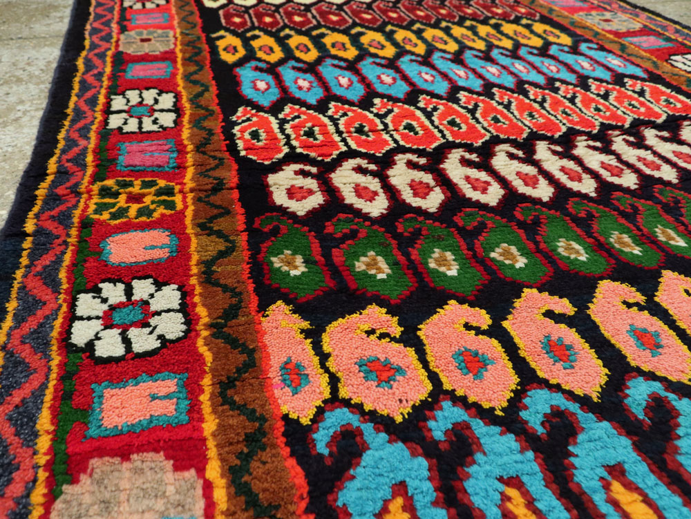 Vintage Persian Hamadan Rug, No.25963 - Gss
