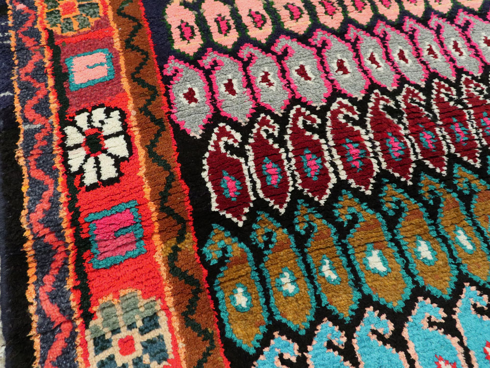 Vintage Persian Hamadan Rug, No.25963 - Gss